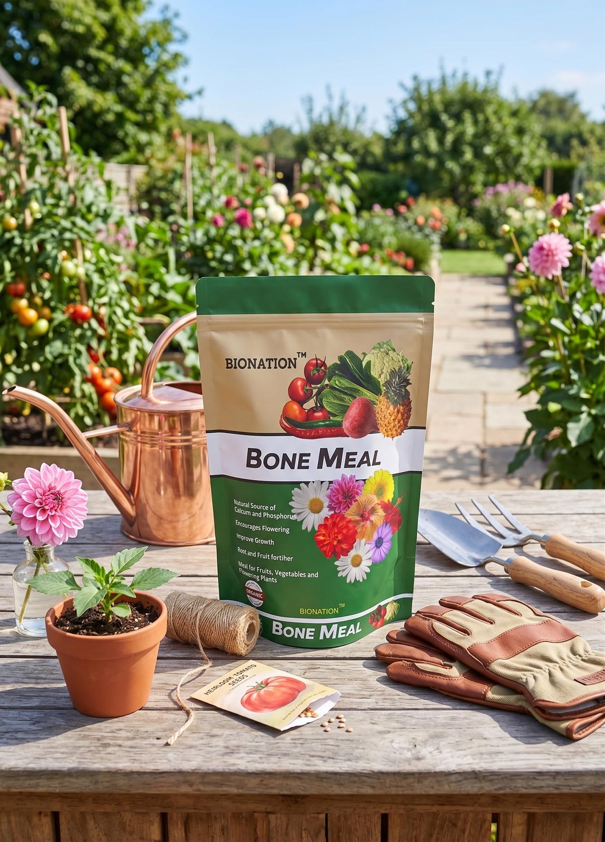 Bone meal fertilizer detail image