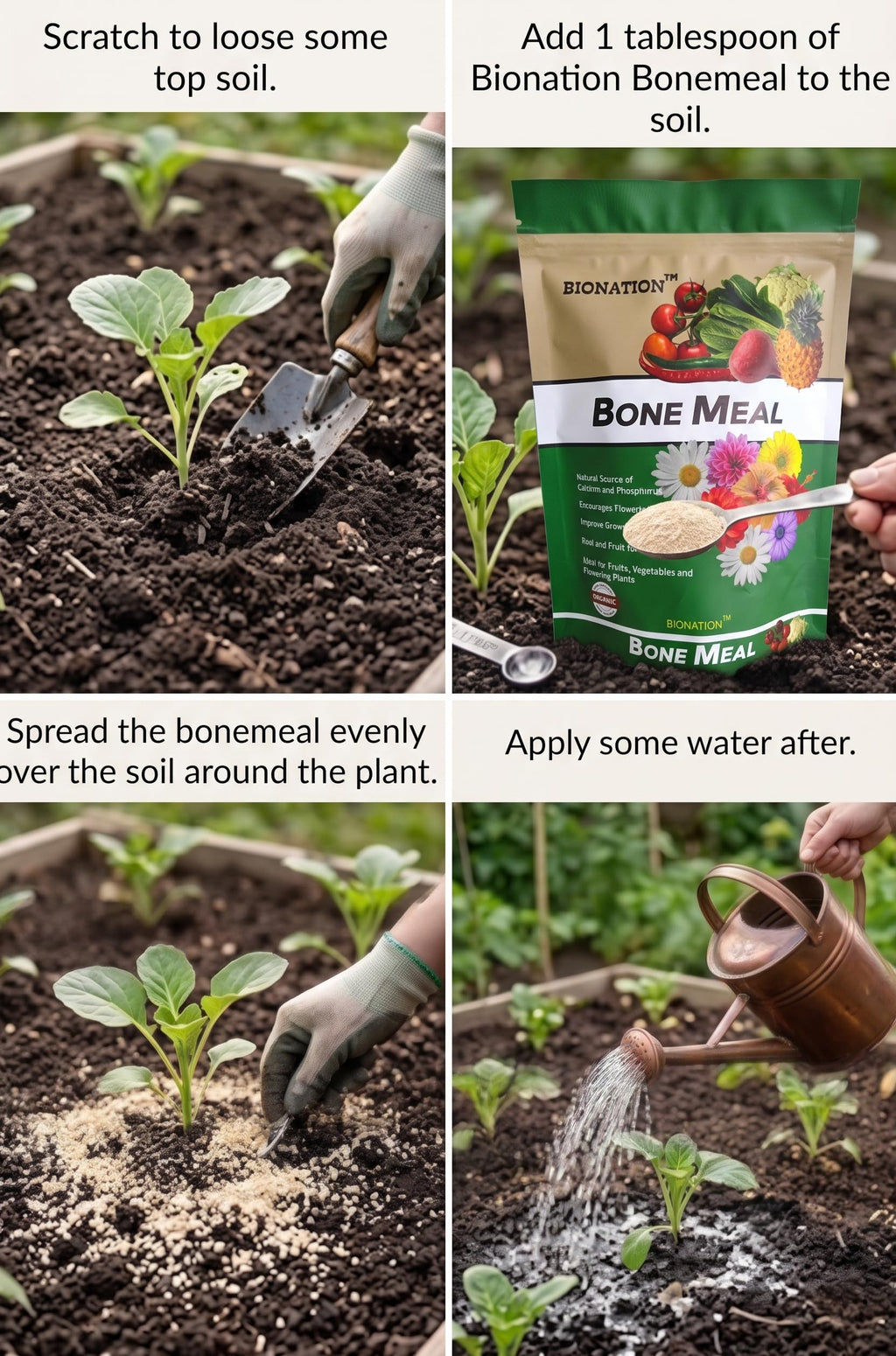 Bone meal fertilizer detail image
