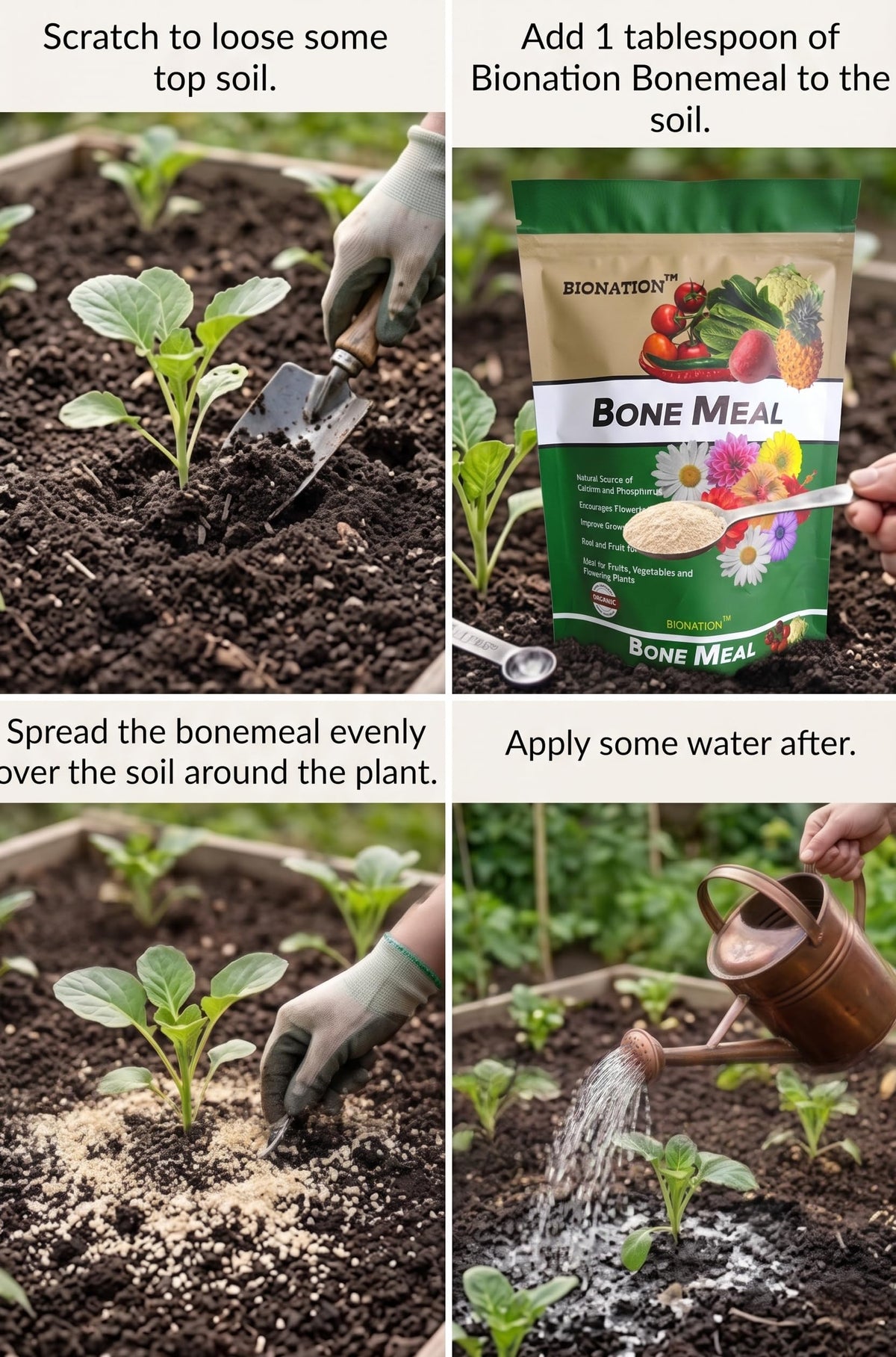 Bone meal fertilizer detail image